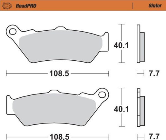 Placute Frana Roadpro Sinder Rear 403302