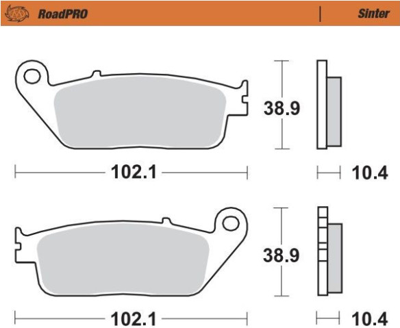 Placute Frana Roadpro Sinder Rear 403002