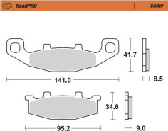Placute Frana Roadpro Sinder Rear 402102