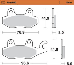 Placute Frana Roadpro Sinder Rear 402902