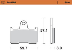Placute Frana Roadpro Sinder Rear 404402