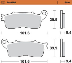 Placute Frana Roadpro Sinder Rear 407802