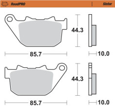 Placute Frana Roadpro Sinder Rear 411802