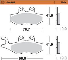 Placute Frana Roadpro Sinter Scooter 400403