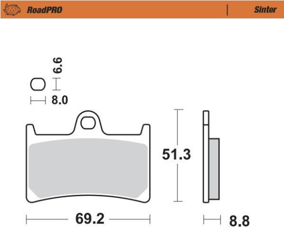 Placute Frana Roadpro Sinter Scooter 401403