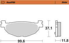 Placute Frana Roadpro Sinter Scooter 400803