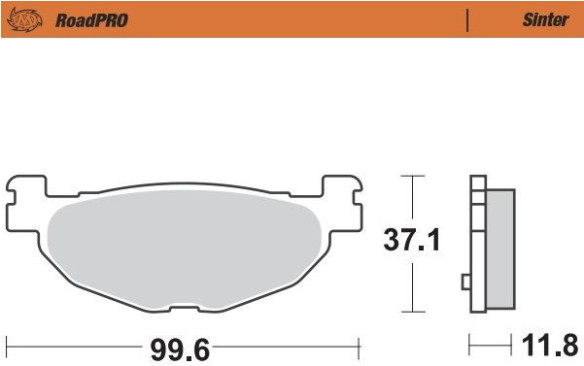 Placute Frana Roadpro Sinter Scooter 400803