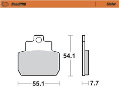 Placute Frana Roadpro Sinter Scooter 401003