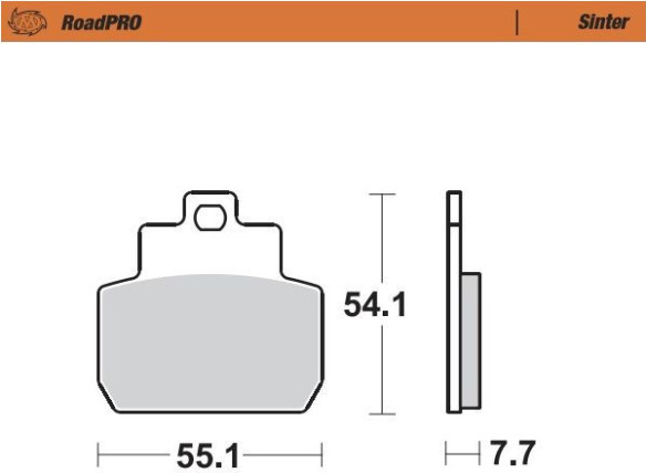 Placute Frana Roadpro Sinter Scooter 401003