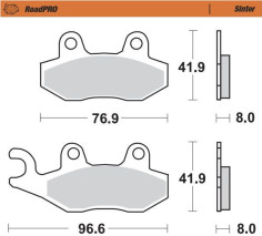 Placute Frana Roadpro Sinter Scooter 401303
