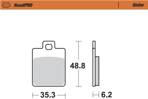 Placute Frana Roadpro Sinter Scooter 401503