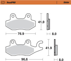 Placute Frana Roadpro Sinter Scooter 412803