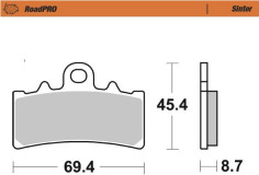 Placute Frana Roadpro Sinter Scooter 413203