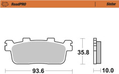 Placute Frana Roadpro Sinter Scooter 413303