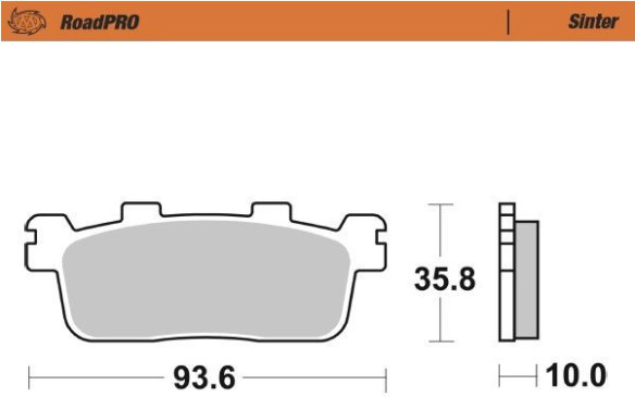 Placute Frana Roadpro Sinter Scooter 413303