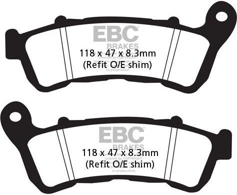 Placute Frana Epfa Sin Ext Pro EPFA388HH