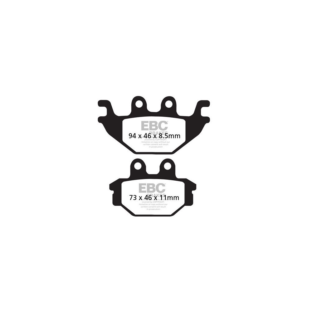 Placute Frana Sintered Hh FA377HH | EBC 17212796 - Moto24