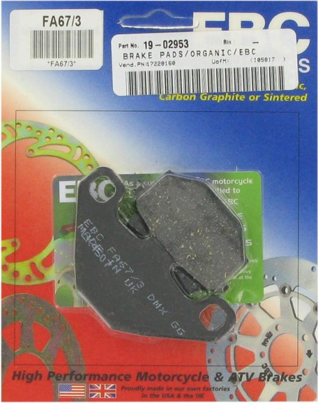Placute Frana Fa Ser Organic FA067/3