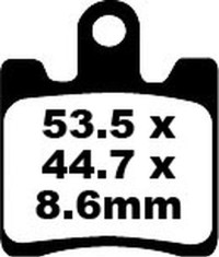 Placute Frana Sfa Org Scooter SFA283/4