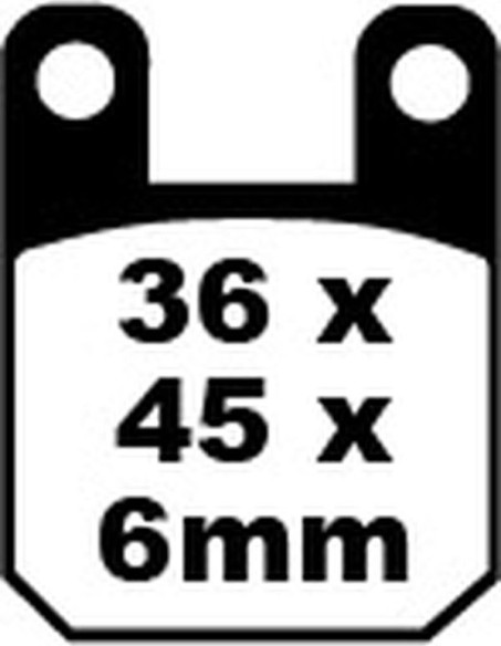 Placute Frana Hh Sint Scooter SFA115HH