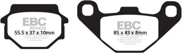 Placute Frana Carbon Scooter SFAC067