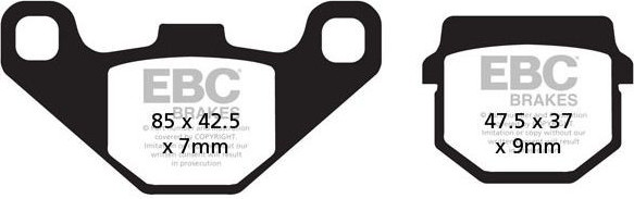 Placute Frana Carbon Scooter SFAC083