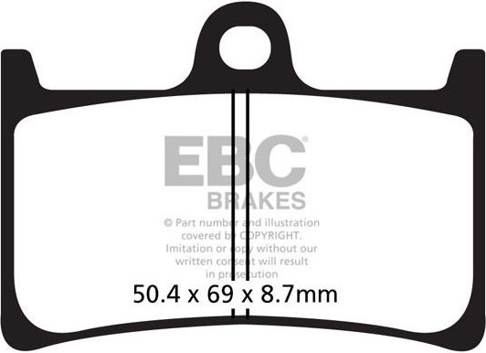 Placute Frana Carbon Scooter SFAC252