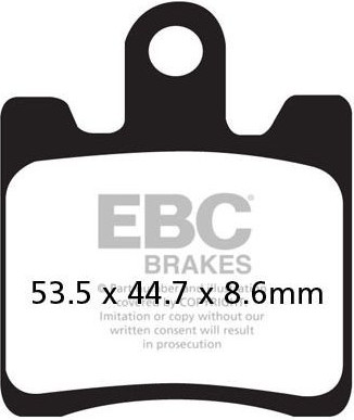 Placute Frana Carbon Scooter SFAC283/4