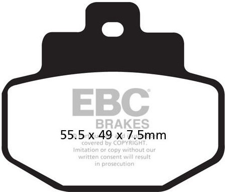 Placute Frana Carbon Scooter SFAC321