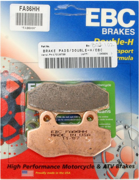 Placute Frana Sintered Hh FA086HH
