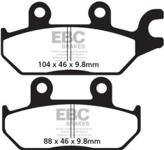 Placute Frana Carbon Tt Dirt FA642TT
