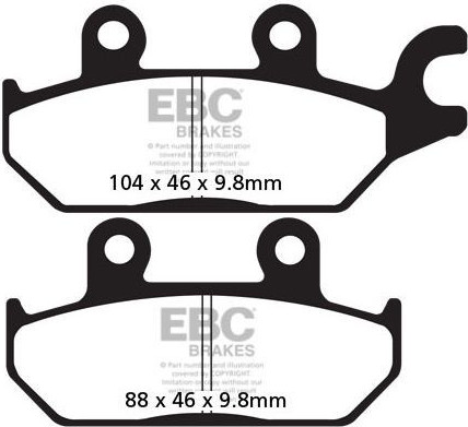 Placute Frana Carbon Tt Dirt FA642TT