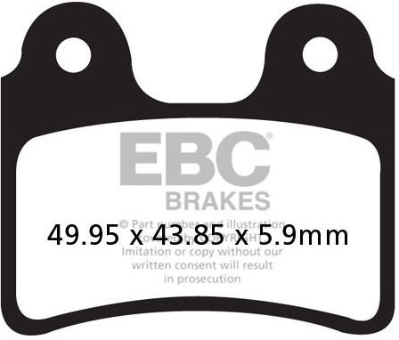 Placute Frana Carbon Tt Dirt FA303TT