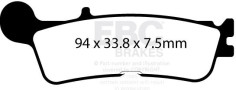 Placute Frana Carbon Tt Dirt FA755TT