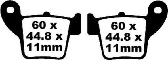 Placute Frana Carbon Tt Dirt FA346TT