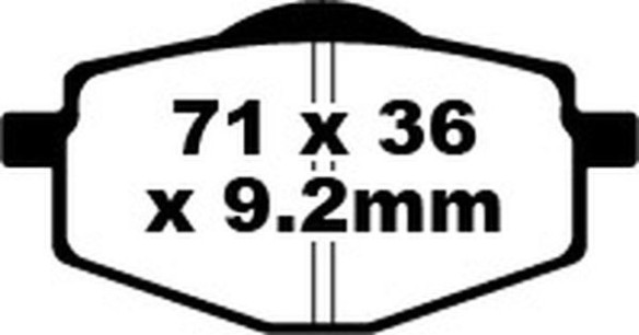Placute Frana Carbon Tt Dirt FA101TT