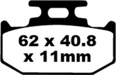 Placute Frana Carbon Tt Dirt FA152/2TT