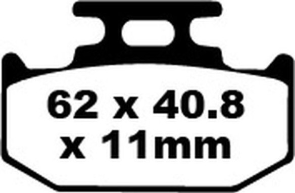 Placute Frana Carbon Tt Dirt FA152/2TT