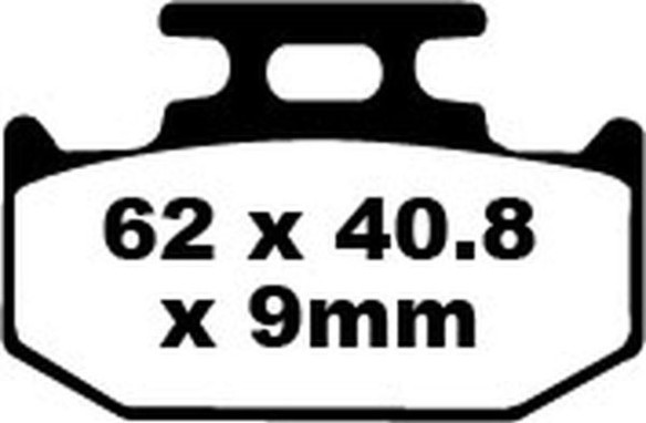 Placute Frana Carbon Tt Dirt FA152TT