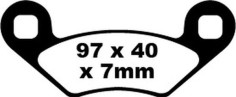 Placute Frana Carbon Tt Dirt FA159TT