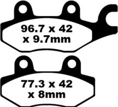 Placute Frana Carbon Tt Dirt FA165/2TT