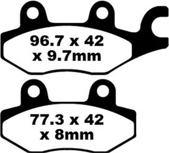 Placute Frana Carbon Tt Dirt FA165/2TT