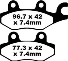 Placute Frana Carbon Tt Dirt FA165TT