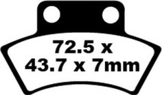 Placute Frana Carbon Tt Dirt FA232TT