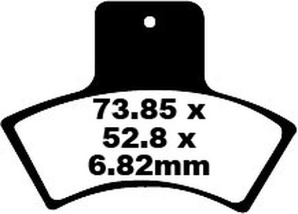 Placute Frana Carbon Tt Dirt FA270TT