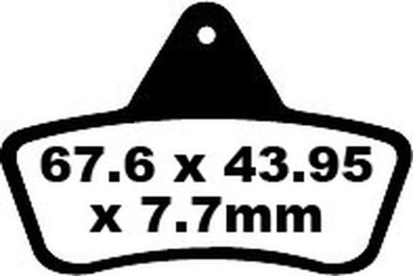 Placute Frana Carbon Tt Dirt FA271TT