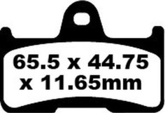 Placute Frana Carbon Tt Dirt FA344TT