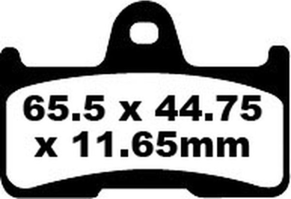 Placute Frana Carbon Tt Dirt FA344TT