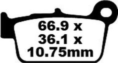 Placute Frana Carbon Tt Dirt FA367TT