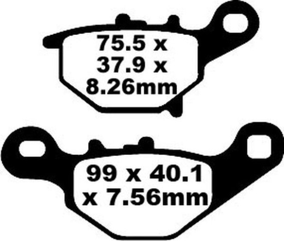 Placute Frana Carbon Tt Dirt FA401TT